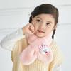 Cachecol infantil inverno novo estilo coreano moderno bonito estudante crianças engrossado quente homens e mulheres bebê de pelúcia capa de cachecol