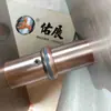 Manípulo de Porta de Vidro Esculpido em Lótus Antigo Chinês Youzhan Manípulo de Porta de Madeira Grande em Placa de Alumínio para Villa Moderna Hotel Shopping Center