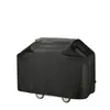 Funda Exterior para Barbacoa Tela Oxford 210D Recubierta de Plata Protege del Sol, Polvo e Impermeable Cubierta Protectora Universal Negra para Parrilla de Barbacoa de Exterior