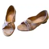 Sandalias versátiles de tacón bajo trenzadas estilo francés para mujer, nuevo calzado de verano para exteriores 2026, diseño de nicho, sandalias romanas de punta abierta y redonda