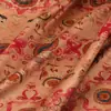 Tecido para Vestuário Feminino de Primavera e Verão, Jacquard Geométrico de Estilo Antigo, Fio Nuvem Fragrante de Peso Pesado, Jacquard de Nuvem Vermelha