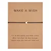 Pulseira de Cartão de Papel Simples e Elegante Makeawish Borboleta Tecida Ajustável Joias Atacado Feito à Mão Tecido Estilo Casal