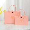 Bolsa de fieltro de oso al por mayor, de aspecto elegante, bolsa de fieltro de gran capacidad, bolsa de mano, bolso de mano de dibujos animados simple para el trabajo, regalo