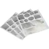 Cinta Gruesa de Papel de Aluminio para Reparación de Ollas, Herramienta de Reparación de Fondo de Olla, Cinta Autoadhesiva de Papel de Aluminio Resistente a Altas Temperaturas de Acero Inoxidable para Reparación de Fugas