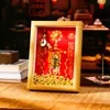 Área Cênica da Montanha Dragão Tigre Deus Marcial Taoísta da Riqueza Zhao Gongming Atrai Riqueza e Tesouro, Novo Ornamento de Mesa Estilo Chinês para Entrada da Sala de Estar