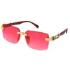 Gafas de Sol Modernas y de Moda para Mujer Verano Cuadradas Redondas Cara Delgada Aspecto Protector Solar Gafas de Sol 131 Bb03 6