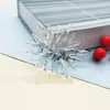 Decoración de Atmósfera Navideña Copo de Nieve Tridimensional Multifacético Cristal de Hielo Anémona Marina Colgante de Copo de Nieve Accesorios para Tiendas de Centros Comerciales Navideños