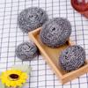 Esfera Limpiadora de Lana de Acero Cepillo para Ollas de Acero Inoxidable Limpieza de Cocina Lavado de Platos del Hogar Fabricante Tienda en Línea Fuente de Comercio Exterior Venta al por Mayor