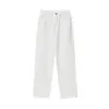 Ropa de Mujer Transfronteriza 2025 Otoño Nuevo Estilo Lavada Holgada Versátil Casual Recta Pantalones de Mezclilla para Mujer Venta al por Mayor