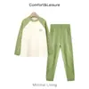Conjunto de Roupa Íntima Térmica Infantil 10A Antibacteriano Meninos e Meninas Roupas de Outono Calça Camada Base Pijama para Crianças Maiores Roupa de Casa