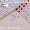 Joyería para Uñas Corazón Fondo Puntiagudo 4mm Súper Flash Popular Cristal Corazón Durazno Mini Diamante Monito Estilo Similar Accesorios para Uñas