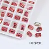 Dongzhou Cristal 8*6 Rectangular Octagonal Fondo Puntiagudo Destello Diamante K9 Vidrio Piedra Preciosa Tallada Alta Calidad Joyería Accesorios para Arte de Uñas
