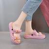 Zapatos Crocs de Verano para Mujer con Sensación de Caca, Zapatos de Playa Lindos Transpirables Antideslizantes, Sandalias de Interior para Oficina para Hombre