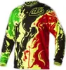 Traje de Manga Larga para Descenso de Bicicleta de Montaña Traje de Descenso para Motocicleta Chaqueta de Montar Transpirable de Secado Rápido Personalización de Comercio Exterior