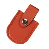 Capa Protetora Espessa de Couro PU para Cortadores de Cutícula, Estojo Universal para Alicates de Unha, Disponível em Várias Cores, Personalizável com Impressão de Logo