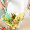 Espátula de silicona de fábrica integrada resistente a altas temperaturas cabeza cuadrada espátula en forma de T espátula para mezclar crema espátula para crema de repostería