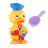 Juguetes de Agua para Niños Transfronterizos Mono Lindo Ventosa Giratoria Rueda de Agua para Baño de Bebé Cabezal de Ducha con Chorro Juguete de Baño