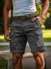 Comércio Exterior Transfronteiriço Masculino Roupa Exterior Esportiva Cara de Mau Casual Shorts de Comprimento Médio Venda Quente Shorts de Cinco Pontos Verão Sensação Fresca Shorts Cargo Pretos