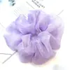 Estilo Nuevo Coreano Super Grande Elegante Versátil Plegado Color Sólido Anillo para el Pelo de Bol Grande Joyería de Anillo para el Pelo de Niñas