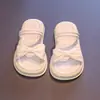 Sandalias de Exterior para Mujer con Suelas Gruesas, Novedad Verano 2026 Versátiles Estilo Hada de una Sola Correa Suela Suave Antideslizantes Romanas para Playa