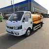 Dongfeng Vehículo de Limpieza y Succión de 2 metros cúbicos Succión por Vacío Limpieza a Alta Presión Integrada Dragado de Alcantarillado Municipal Transferencia de Aguas Residuales