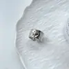 Anel de Flor Geométrica de Metal Gravado para Mulheres, Versão Coreana de Nicho, Anel Aberto Ins, Anel Versátil Estilo Retro Minimalista