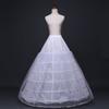 Anágua para vestido de noiva, anágua longa até o chão com três argolas de aço, forro elástico, acessórios para saia volumosa, vestido de noiva no atacado.