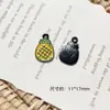 Colgante Ins Naranja Plátano Piña Lichi Durian para Pulsera Collar Hecho a Mano DIY Cadena de Teléfono Móvil con Cuentas Accesorios