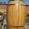 Barril de Vino Decorativo, Barril de Roble, Barril de Vino de Madera Maciza, Exhibidor de Barra, Barril de Vino Tinto, Gabinete de Vino Semiabierto, Barril de Vino