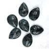Gota - em forma de cristal incrustado ônix pedra nua pedras semi-preciosas anéis de pedra plana pontiagudo feito à mão haoquan jóias acessórios feitos à mão - feito à mão