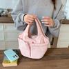 Bolsa de Ombro de Nicho, Bolsa Tote de Grande Capacidade, Nova Bolsa de Mão Feminina Estilo Coreano Plissada com Múltiplos Bolsos para o Dia a Dia