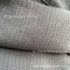 Tela de Bambú Lavada Color Natural Lino Tencel 32*21*10 Algodón Lino Tela Jacquard Rayada de Doble Capa Tela de Sarga Lavada en Arena Arrugada