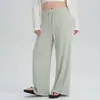 Calça Esportiva Solta para Gordinhas Calça de Yoga Casual Emagrecedora Cintura Alta Calça Longa de Perna Larga Treinamento de Pilates Verão Novo