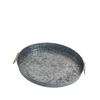 Bandeja Ovalada Galvanizada Europea Bar Cerveza Retro Metal Bandeja de Almacenamiento Artesanía Decorativa Bandeja de Hierro Hecha a Medida