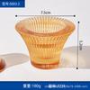 Copo de Vela com Base, Copo de Vela para Aromaterapia, Decoração de Casa, Layout de Atmosfera Festiva, Estilo de Colagem de Vidro Espessado