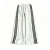 Pantalones deportivos de otoño para hombre venta al por mayor de fábrica versátiles juveniles modernos nuevos a rayas holgados rectos para hombre