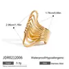 Anillos Wanxing de acero de titanio europeos y americanos para mujer, acero inoxidable, varios diseños, anillos versátiles, estilo clásico, promoción mayorista transfronteriza