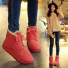 Novas Botas de Neve para Mulheres 2026, Botas Martin Estilo Coreano de Salto Baixo para Comércio Exterior, Botas Curtas de Algodão de Inverno, Sapatos de Algodão Femininos