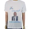 Camisetas Publicitárias para Campanhas Eleitorais no Exterior. Camisas de Secagem Rápida para Países Africanos Quentes Que Podem Ser Usadas em Todas as Estações. Camisas de Manga Curta Masculinas e Femininas