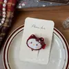 Nuevo Estilo Navideño Dibujo Animado Pasador de Pelo Tela Tridimensional Relleno de Algodón Hecho a Mano Niños Flequillo Lateral Roto Pasador de Pelo Accesorios para el Cabello para Niñas