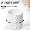Soporte para bolígrafos de decoración de uñas, cubo giratorio multifuncional para brochas cosméticas, soporte de escritorio para bolígrafos, herramientas especiales para decoración de uñas, almacenamiento de brochas.