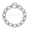 Acero de Titanio Chapado en Oro de 18 Quilates Diseño de Nicho Europeo y Americano Pulsera de Cadena Exagerada Estilo Hip-Hop Ins Cadena B202187