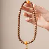 Pulsera Perfecta de 20 mm de Madera de Águila y Hormiga Estilo Antiguo Pulsera de Cuentas de Ábaco Estilo Chino Juguete Cultural Cuentas de Oración Budistas