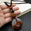Agita el tono del nuevo estilo nacional con cuentas imitación cera de abeja cadena para suéter accesorios vintage colgante collar para mujer