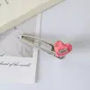 Grampo de Cabelo Y2K Metal Ins Doce Legal Simples Moda Estiloso Presilha para Franja Presilha Lateral Presilha para Cabelo da Testa Acessório de Cabelo
