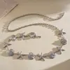 Cadena de cintura de metal plisado con forma de estrella de mar y concha estilo europeo y americano, collar personalizado transfronterizo estilo vacación playera, accesorio de nicho de alta gama