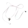 Collar con correa de cinta, gargantilla rosa con diseño de ballet francés, dulce y fresco, accesorios para el cuello