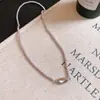 Colar com Pingente Flor Dopamina Contas Corrente Simples de Alta Qualidade para Clavícula Moda Exquisite Design de Colar Nicho