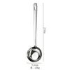 Cuchara para fondue Daoki Engrosada de Acero Inoxidable 316, Cuchara Grande para Sopa Doméstica, Colador de Sopa, Regalo de Hotel de Gama Alta al por Mayor