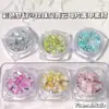 Paquete de Materiales para Manicura Japonesa y Coreana Caja de Set de Diamantes Coloridos Fantasy Cuentas de Sirena Escamas de Concha Escamas de Mica Joyería para Uñas